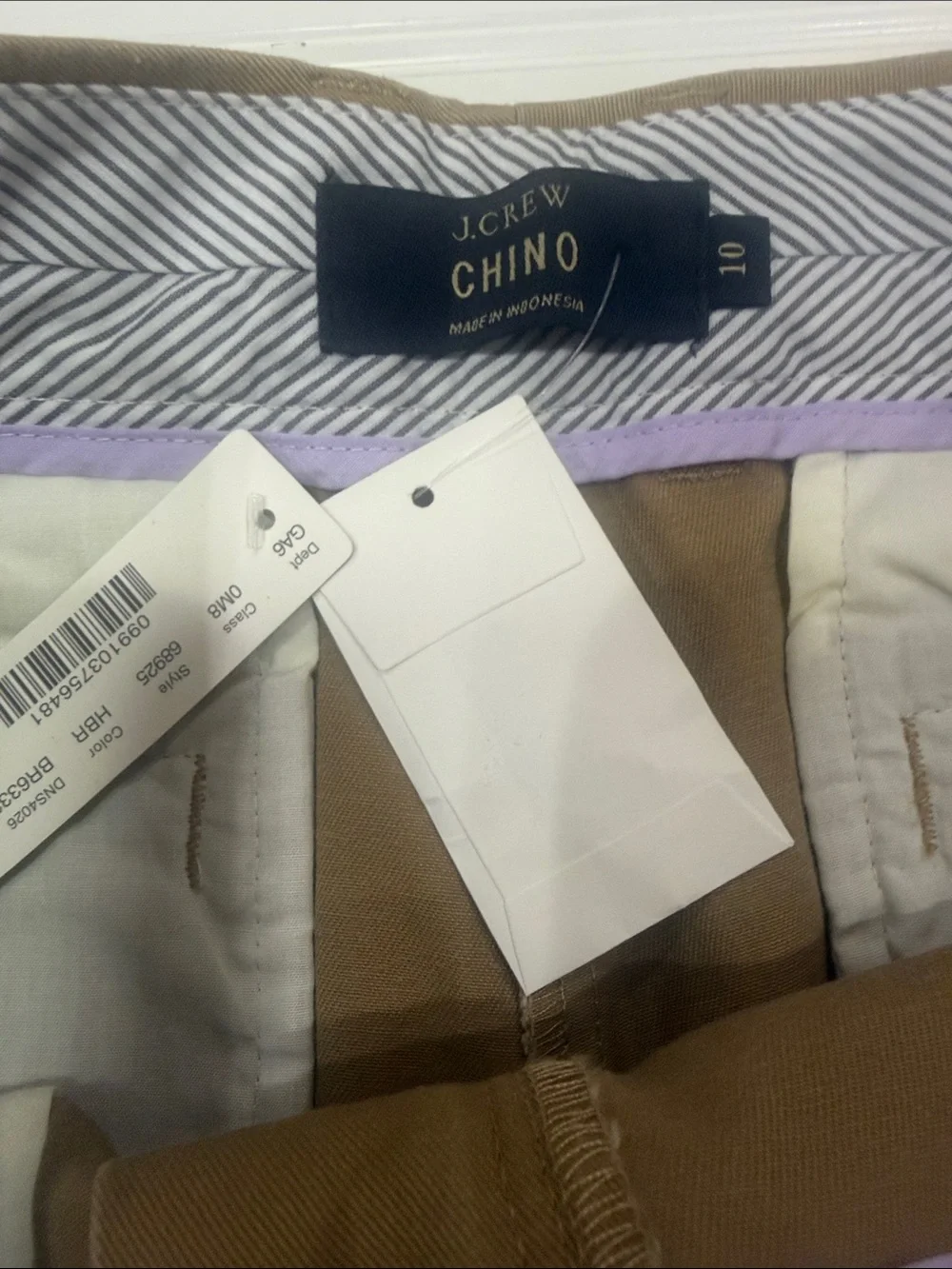 J. Crew Women's Tan Chino Shorts
